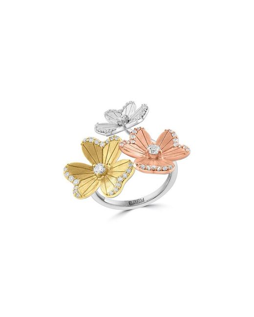 Effy Fine Jewelry White 14K 0.63 Ct. Tw. Diamond Ring