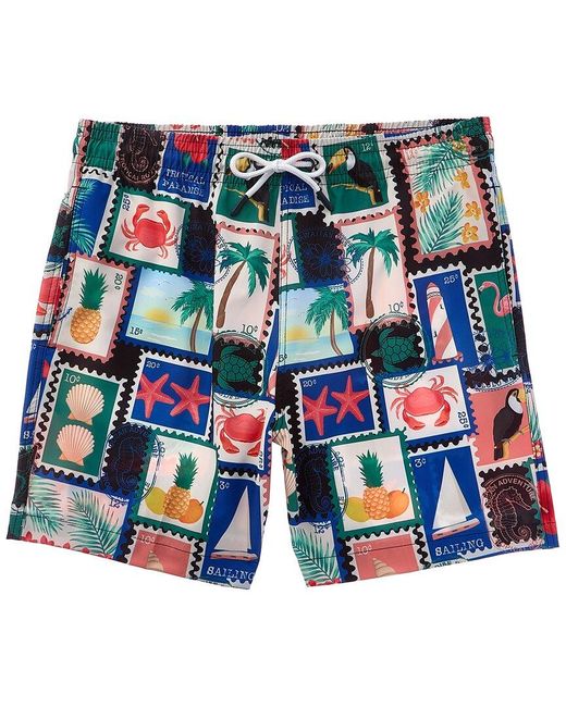 Trunks Surf & Swim Blue Sano Swim Short for men