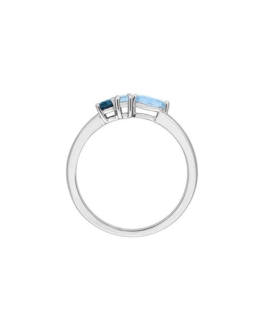 Rina Limor Blue 0.59 Ct. Tw. Topaz Three-Stone Ring