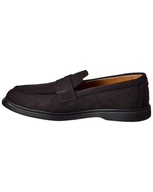 Bally Black Webby Leather Loafer