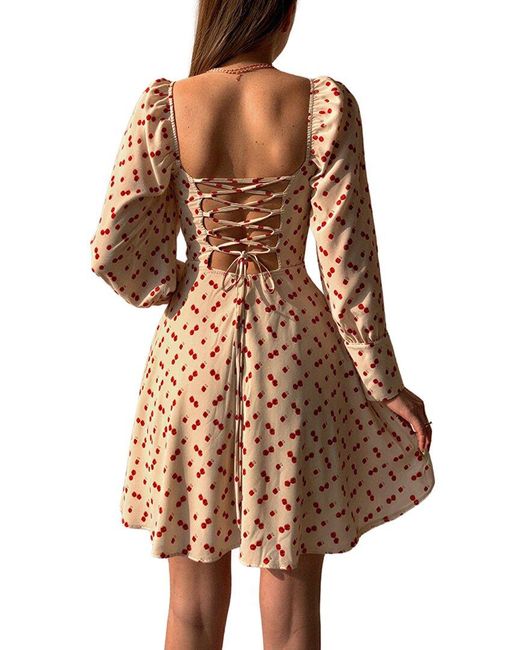 LEON GORI Brown Mini Dress