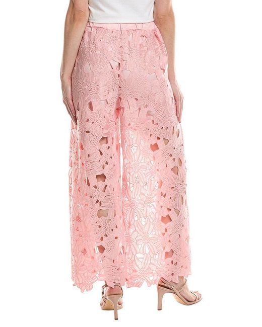 HL Affair Pink Floral Lace Pant