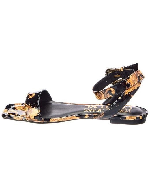 Versace Jeans Metallic Couture Sandal