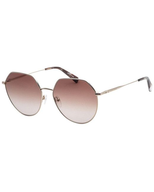 NWT Longchamp LO154S Round 60mm Sunglasses Longchamp Brown Irregular Ladies Sunglasses LO154S 727 60  main image 2