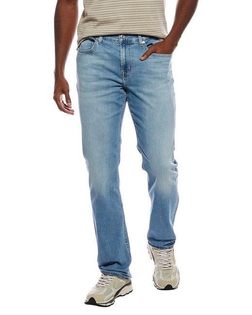 7 For All Mankind Blue The Straight Toledo Jean for men