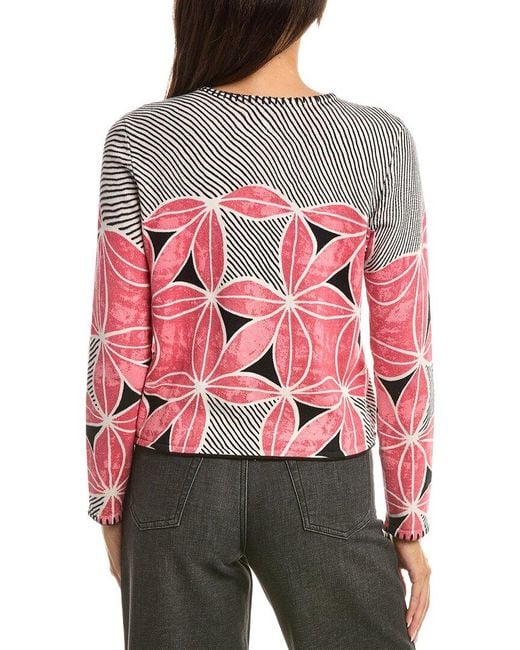 NIC+ZOE Pink Petite Gallery Walk Cardigan