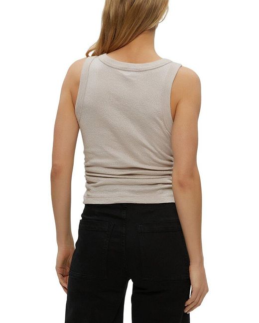 Michael Stars White Ella Fitted Shirt