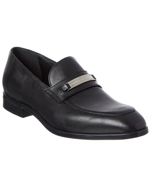 Bally Black Onizy Leather Loafer for men