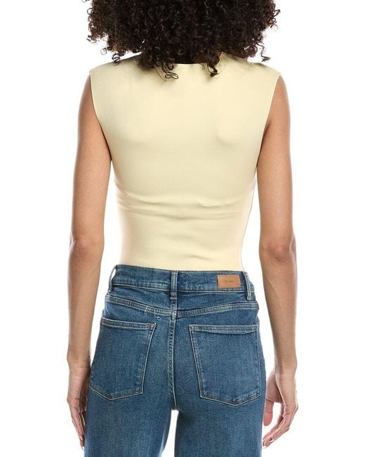 Commando Blue Commando Neoprene Cap Sleeve Bodysuit