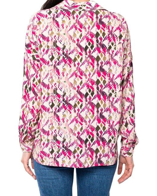Tolani Red Kennedy Top