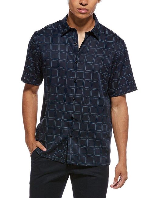 Theory Blue Irving Loyce Shirt for men