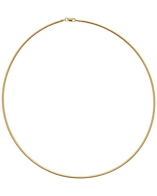 Italian Gold Metallic 14K Necklace