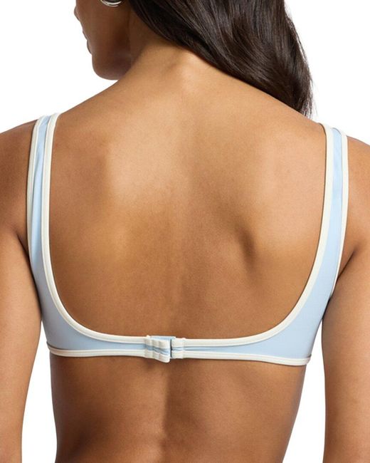 Onia Blue Claire Bikini Top
