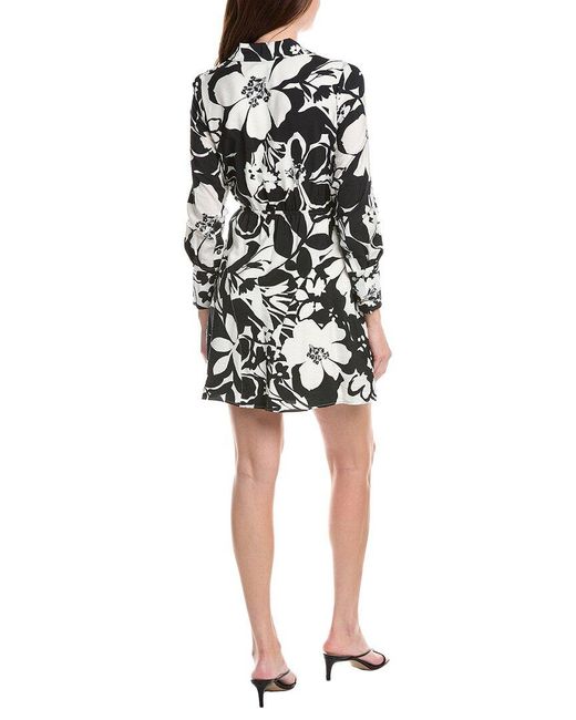Sam Edelman Black Floral Shirtdress