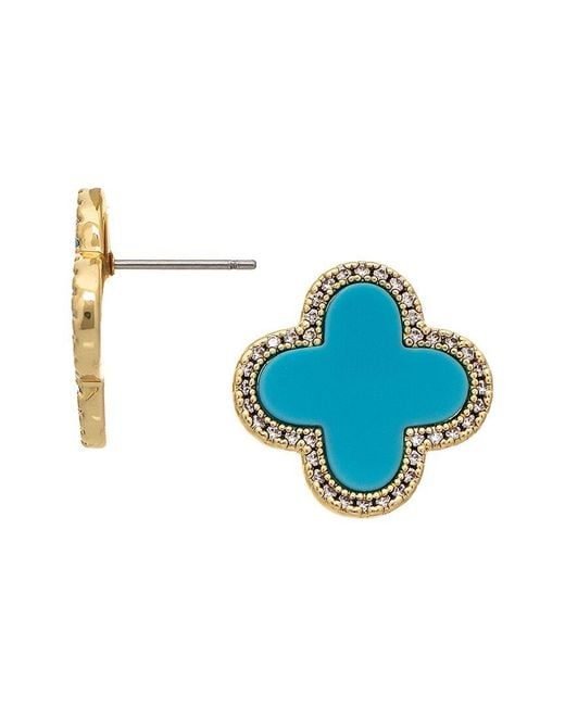 Rivka Friedman Blue 18K Stud Earrings
