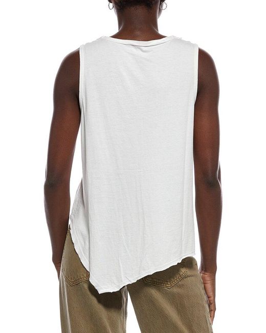 XCVI White Lazzaro Tank