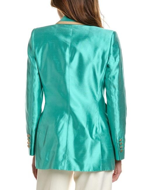 Dolce & Gabbana Green Silk Jacket