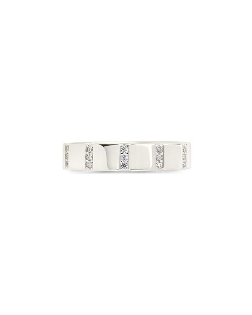 Sterling Forever White Cz Bradley Ring