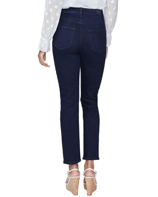 PAIGE Cindy Blue Moon Ultra High-rise Straight Leg Jean