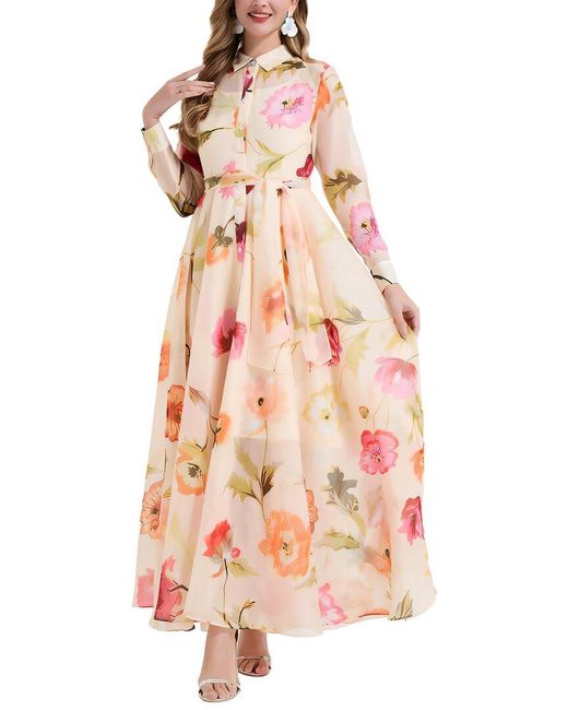 DZA Pink Maxi Dress