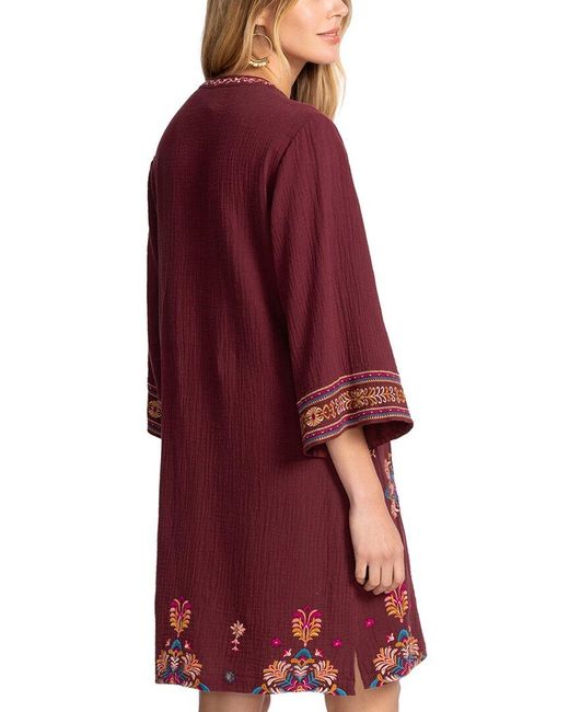 Johnny Was Red Brandi Dress