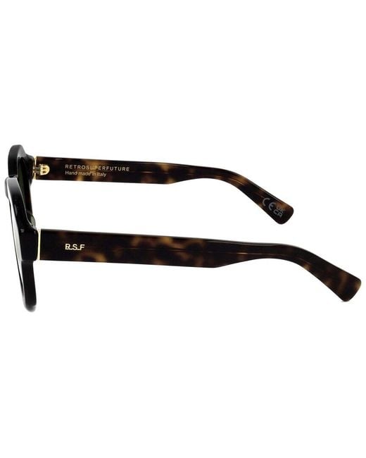 Retrosuperfuture Black Saluto 53Mm Sunglasses