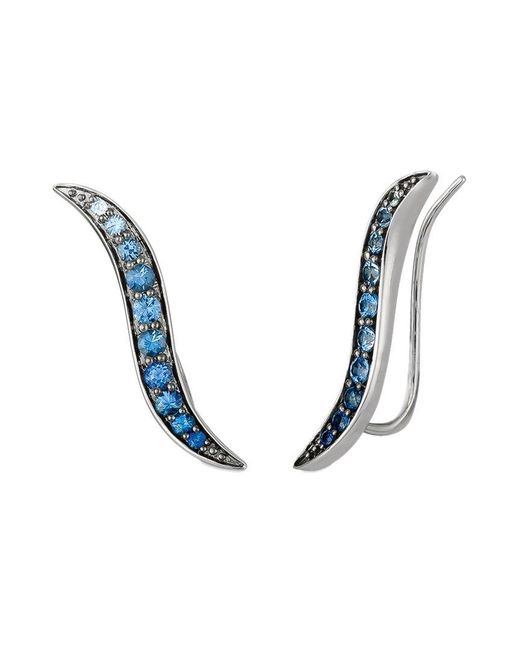 Le Vian Blue 14k White Gold® 0.85 Ct. Tw. Sapphire Climber Earring