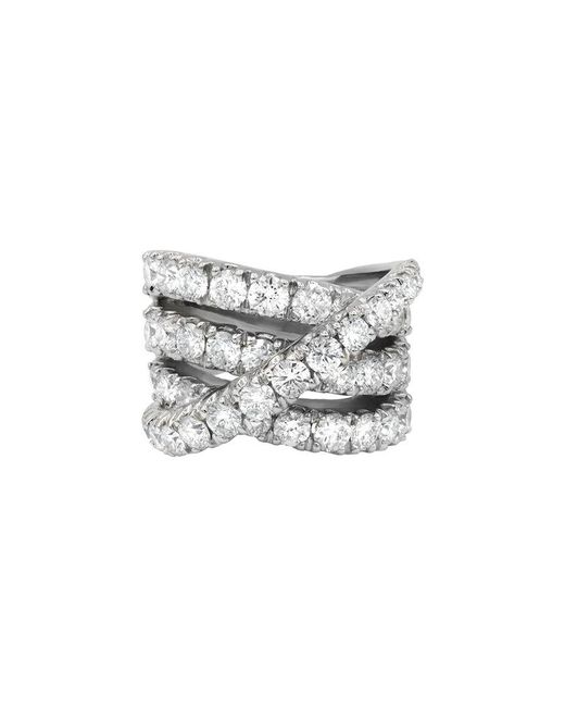Diana M White Fine Jewelry 18K 8.10 Ct. Tw. Diamond Eternity Ring