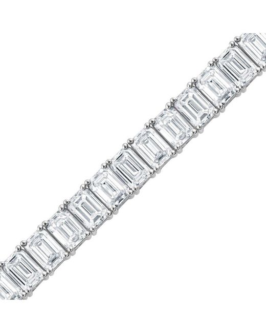 Lab Grown Diamonds White 14K 11.25 Ct. Tw. Lab-Grown Diamond Fashion Bracelet