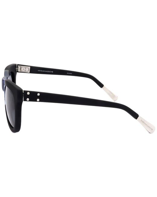 Linda Farrow Blue Kva38L 51Mm Sunglasses