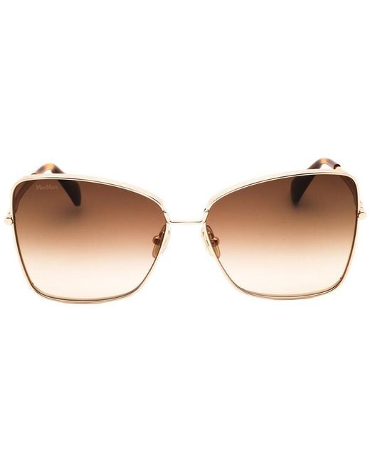 Max Mara Brown Mm0097 59Mm Sunglasses