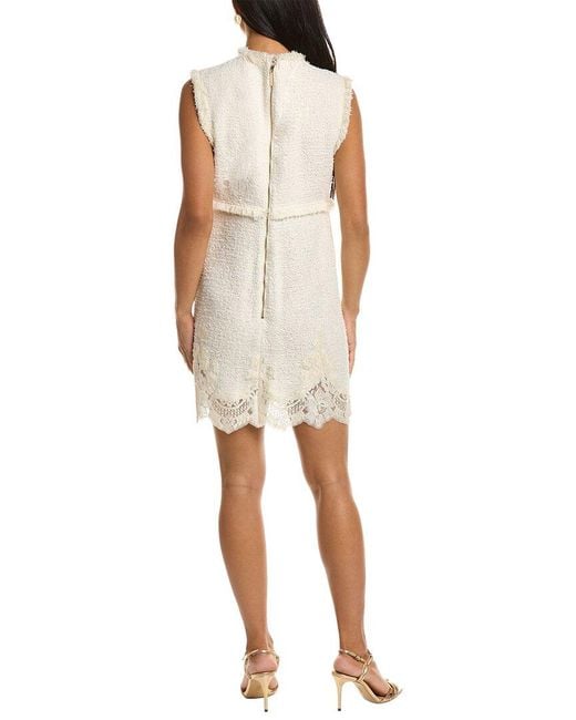 Elisabetta Franchi Natural Mini Dress