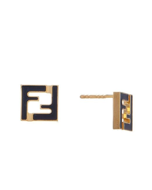 Fendi Metallic Forever Earrings