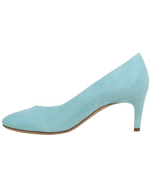 Franco Sarto Blue L-Kamari Leather Pump