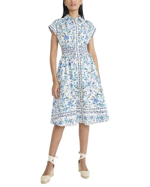 Maggy London Blue Midi Dress