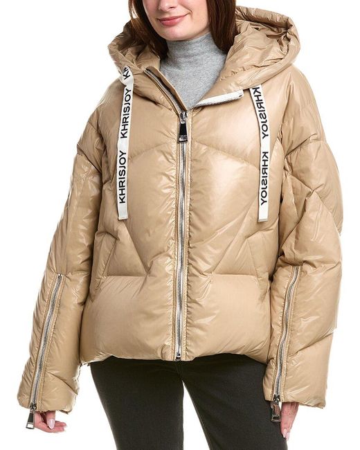 Khrisjoy Natural Khris Shiny Down Jacket