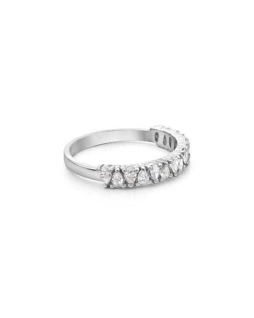 Forever Creations USA Inc. White Forever Creations 14K 0.73 Ct. Tw. Diamond Half-Eternity Ring