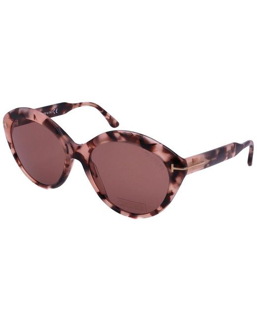 Tom Ford Multicolor Ft0763/s 56mm Sunglasses