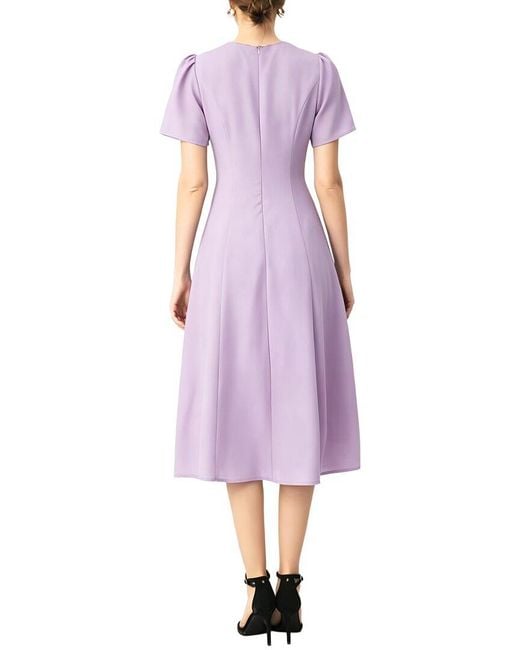 BRC By BURRYCO Pink Short Sleeve Midi Dress