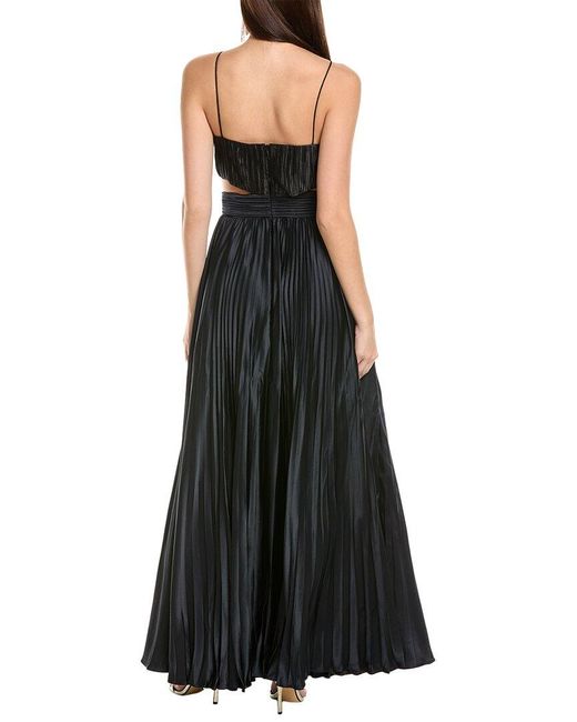 AMUR Black Elodie Gown