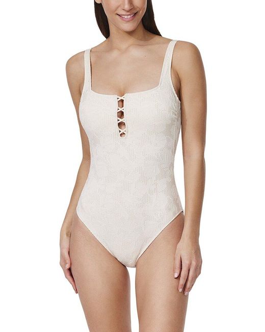 Gottex White One Piece