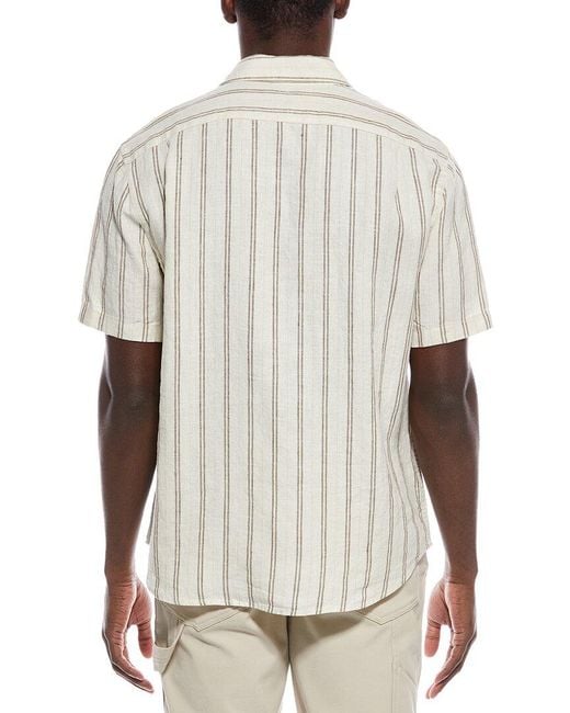 Vince White Classic Fit Shirt for men