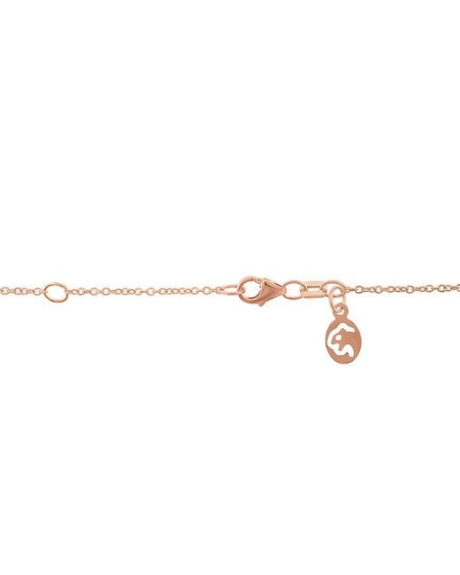 Effy Fine Jewelry Pink 14K Rose 0.92 Ct. Tw. Diamond & Sapphire Necklace