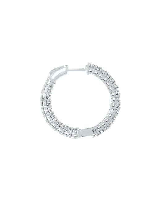 Diana M White Fine Jewelry 14k 3.00 Ct. Tw. Diamond Earrings