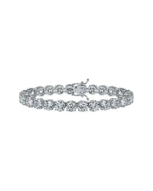Lab Grown Diamonds White 14K 22.00 Ct. Tw. Lab-Grown Diamond Bracelet