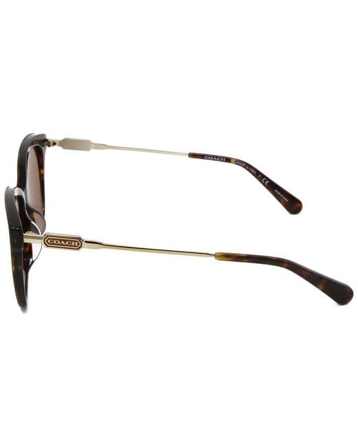COACH Brown Hc8305F 57Mm Sunglasses