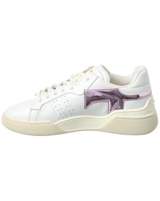 Tod's White Cassetta Leather Sneaker