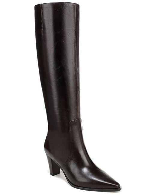 Franco Sarto Black L-Jaycen Leather Bootie
