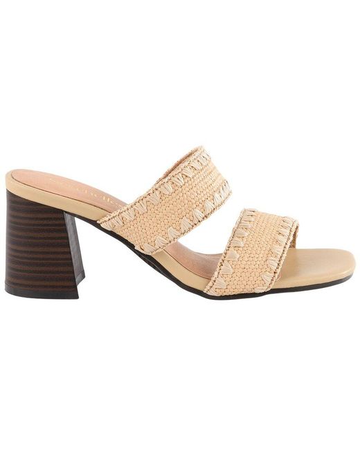 Seychelles White Hattie Raffia Heeled Sandal