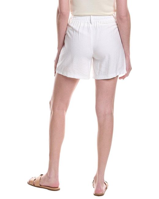 Vince Camuto White Belted Short
